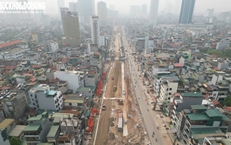 Vành đai 1 dần lộ diện sau 3 tháng thi công