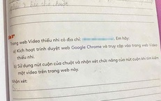 Xác minh vở bài tập Tin học lớp 3 có đường link dẫn đến nội dung không phù hợp