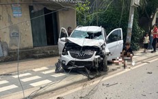 Ô tô tông xe máy, hai vợ chồng thương vong