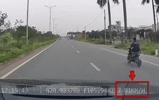 Nam sinh điều khiến xe máy điện 'vượt mặt' ô tô chạy hơn 80km/h