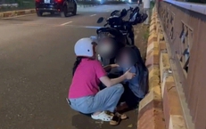 Nữ thiếu tá công an nhanh trí cứu người phụ nữ định nhảy cầu ở Lâm Đồng