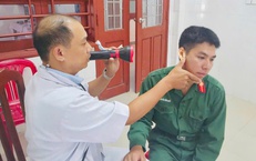 Khám sức khỏe định kỳ cho cán bộ, chiến sĩ tại đặc khu Cồn Cỏ