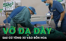 Thiếu niên 15 tuổi vỡ dạ dày sau cú tông xe vào bồn hoa được cứu sống kỳ diệu