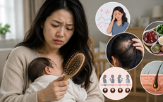 Rụng tóc sau sinh kéo dài: Khi nào không còn bình thường?