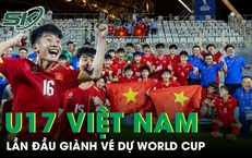 Lần đầu tiên trong lịch sử U17 Việt Nam giành vé dự World Cup