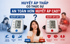 Huyết áp thấp có thực sự an toàn hơn huyết áp cao?
