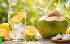 Trời nóng nên uống nước chanh hay nước dừa?