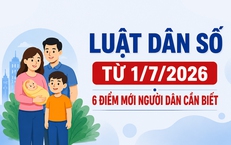 Luật Dân số: 6 điểm mới người dân cần biết