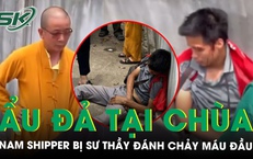 Công an xác minh vụ shipper bị sư thầy đánh chảy máu đầu tại khu vực chùa ở Hưng Yên