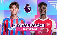 Kênh và link xem trực tiếp Arsenal đấu Crystal Palace ngày 24/5