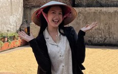 Doãn Hải My gây chú ý khi về quê chồng Hưng Yên