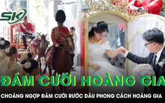 Choáng ngợp trước đám cưới rước dâu phong cách hoàng gia ‘có 1 không 2’
