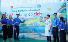'Hành lang cổ tích' giúp bệnh nhi thêm niềm vui trong điều trị