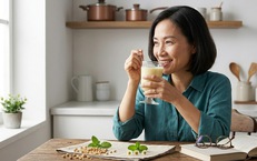 5 lý do phụ nữ tuổi 40 nên uống sữa đậu nành để trẻ hoá da