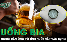 Người đàn ông vô tình nuốt nắp chai bia vào bụng khi say xỉn