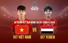Kênh và link xem trực tiếp U17 Việt Nam đấu U17 Yemen ngày 6/5