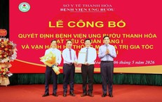 Công bố Bệnh viện Ung bướu tỉnh Thanh Hóa đạt tiêu chuẩn hạng I