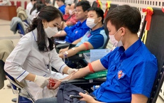 Gần 600 tình nguyện viên tại Quảng Trị tham gia hiến máu