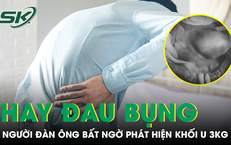 Thỉnh thoảng đau bụng, người đàn ông bất ngờ phát hiện khối u 3kg