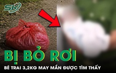 Bé trai 3,2kg bị bỏ lại giữa đêm trong bọc nilon, may mắn giữ được sự sống