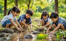 Vì sao trẻ ít tiếp xúc với thiên nhiên dễ bị hen suyễn, viêm da cơ địa?