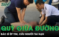 Phó Giám đốc bệnh viện quỳ giữa đường ép tim, cứu người tai nạn