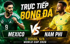 Kênh và link xem trực tiếp Mexico đấu Nam Phi - World Cup 2026 ngày 12/6