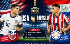Nhận định, dự đoán tỉ số ĐT Mỹ vs Paraguay: ĐT Mỹ đối mặt 'bức tường thép' trận mở màn