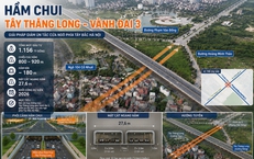 Hình ảnh giải phóng mặt bằng 'thần tốc' cho dự án hầm chui Tây Thăng Long