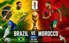 Lịch thi đấu bóng đá World Cup 2026 hôm nay 13/6 - 14/6: Chi tiết bảng C, B, D