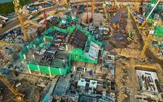 Bên trong đại công trường sân vận động lớn nhất Việt Nam