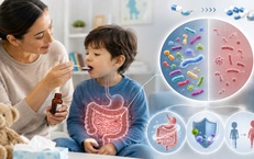 Hệ vi sinh đường ruột và ánh sáng xanh có thể gây béo phì ở trẻ