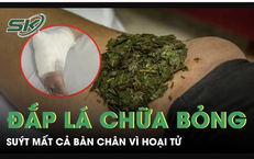 Đắp lá chữa bỏng, người đàn ông tiểu đường suýt mất cả bàn chân