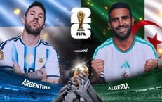 Kênh và link xem trực tiếp Argentina vs Algeria - World Cup 2026 ngày 17/6