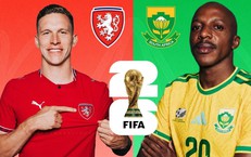 Kênh và link xem trực tiếp Séc vs Nam Phi - World Cup 2026 ngày 18/6