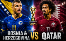 Kênh và link xem trực tiếp Bosnia vs Qatar - World Cup 2026 ngày 25/6