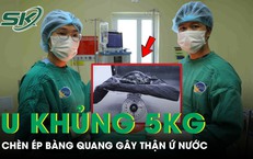 Người phụ nữ 53 tuổi mang khối u xơ tử cung khổng lồ nặng gần 5kg chèn ép bàng quang
