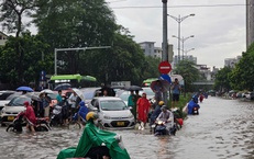 Cảnh báo mưa dông mạnh khu vực nội thành Hà Nội sáng nay