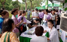Hàng trăm người được tư vấn sức khỏe tại Ngày Dinh dưỡng cộng đồng Việt Nam lần 7
