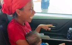 Thông tin mới vụ người mẹ cùng 2 con nhỏ đi bộ dọc quốc lộ nhiều ngày giữa nắng gắt