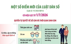 Một số điểm mới của Luật Dân số có hiệu lực từ ngày 1/7/2026