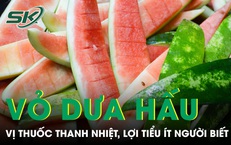 Vỏ dưa hấu tưởng bỏ đi lại là vị thuốc thanh nhiệt, lợi tiểu ít người biết
