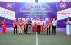Hơn 100 nhà báo tranh tài tại Giải Bóng đá Báo chí miền Trung