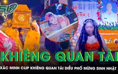Công an vào cuộc xác minh vụ khiêng quan tài chứa người sống đi khắp phố để mừng sinh nhật