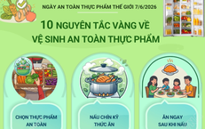 10 nguyên tắc vàng về vệ sinh an toàn thực phẩm