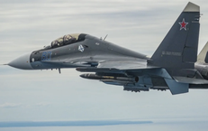 Tiêm kích Su-30SM2 Nga luyện đòn đánh sở chỉ huy và chiến hạm NATO