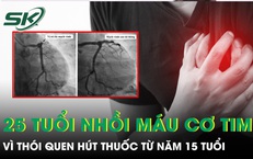Hút thuốc từ năm 15 tuổi, nam thanh niên 25 tuổi bất ngờ nhồi máu cơ tim 