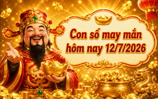 Con số may mắn hôm nay 12/7 - số cát lành - số tài lộc 12 con giáp