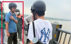 Trung tá công an Hải Phòng kịp thời ngăn người phụ nữ định nhảy cầu Vĩnh Tuy