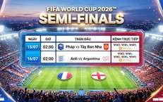 Lịch thi đấu Bán kết World Cup 2026 mới nhất